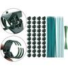 Garden Plant Stakes With Clip Heavy Type Plastic Support Poles For Climbing Vine Flowers Regulable Length Outdoor Use