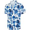 Men's Short Sleeved Hawaiian Shirt Quick Drying Loose Fit Floral Print Tropical Cruise Beach Button Graffiti Aloha