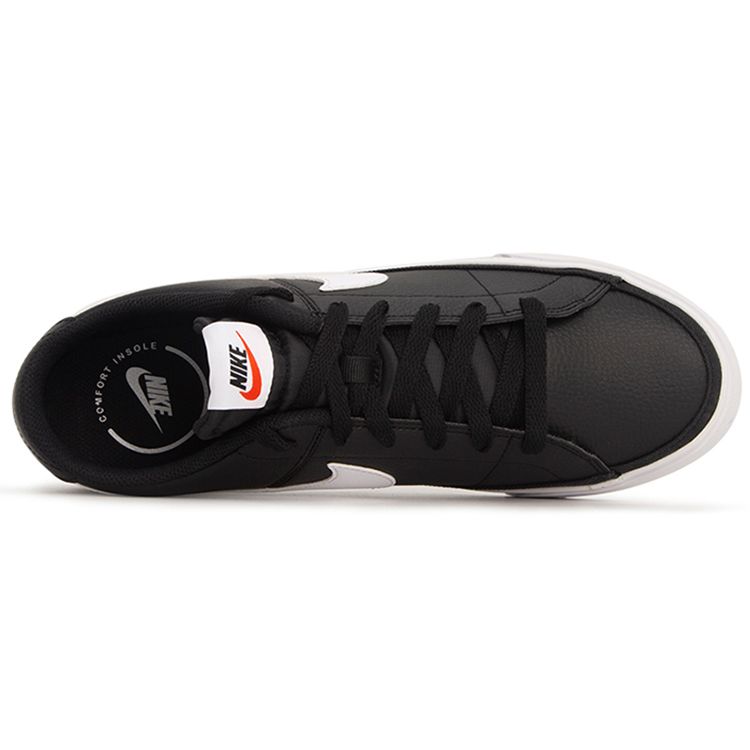Nike Court Legacy Black White Unisex Sneakers Gum-Light-Brown CU4150-002