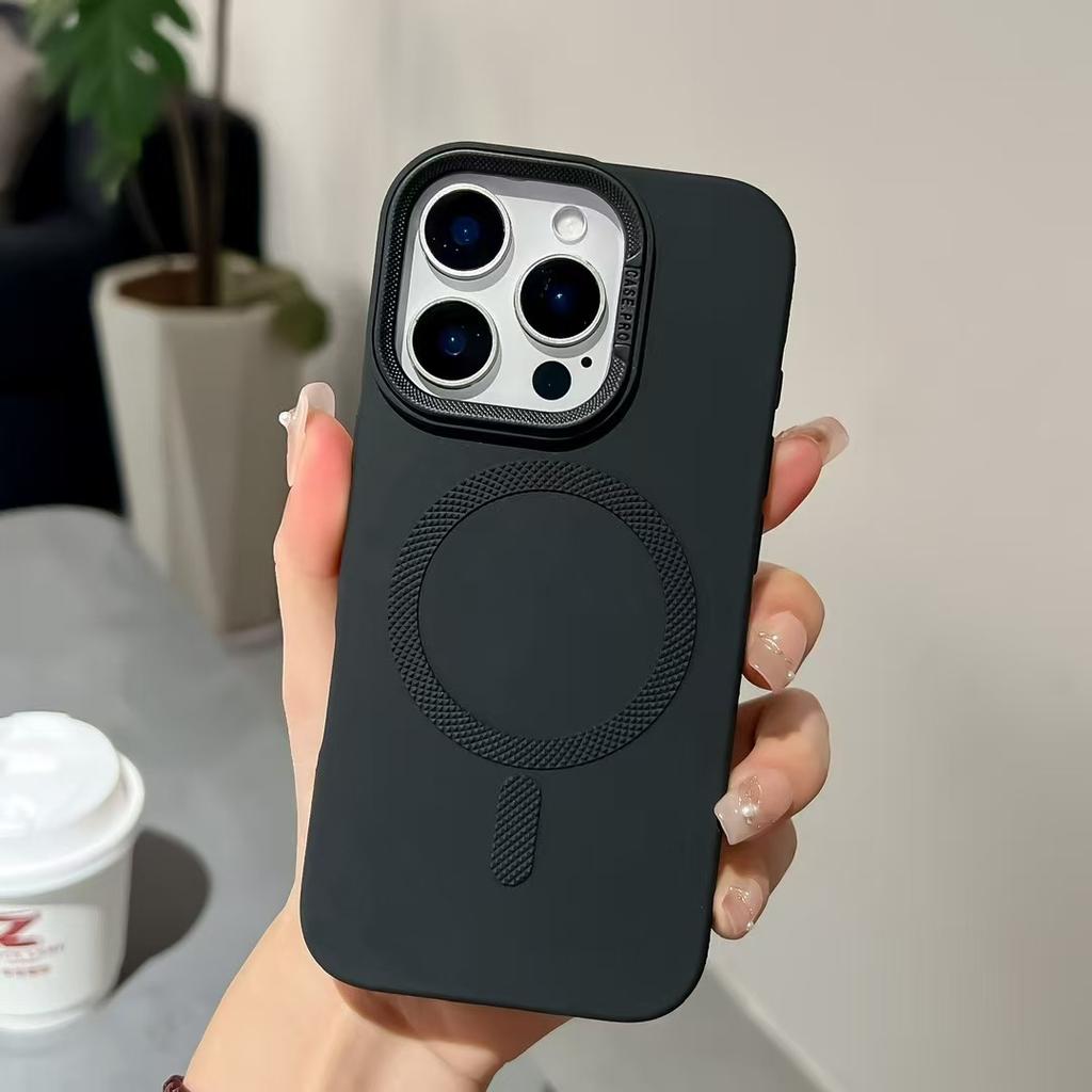 Geeignet für Ip16pm Objektivhalterung Magnetische Hülle, Apple 14 High-End-Haptik 15 Vollabdeckung Schutzhülle