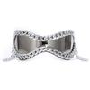 Stylish Women's Sunglasses With Elegant Metal Chain Frame For Various Occasion Daily Use and Punk Party Eye Glasses
