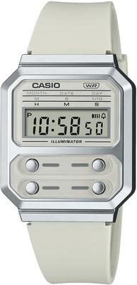 Digitale horloge reproductie design overzees model beige urethaan band [Casio] A100WEF-8A Heren [Artikel]