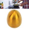 Egg Shaped Spice Jar Multipurpose 3 Holes Leakage Proof Stainless Steel Salt Pepper Dispenser for Kitchen