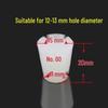 Silicone Rubber Seal Plug for Test Tubes & Drains with Hole