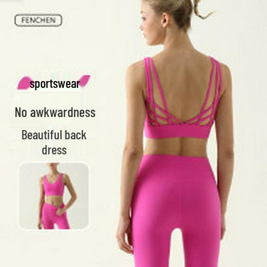 Women's Long Sleeve Yoga Top with Chest Pads & Twisted Back + Slim Fit Yoga Pants