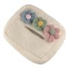 Package Case Flower Plush Car Seat Napkin Holder Paper Napkin Case Car Paper Boxes Car Tissue Box
