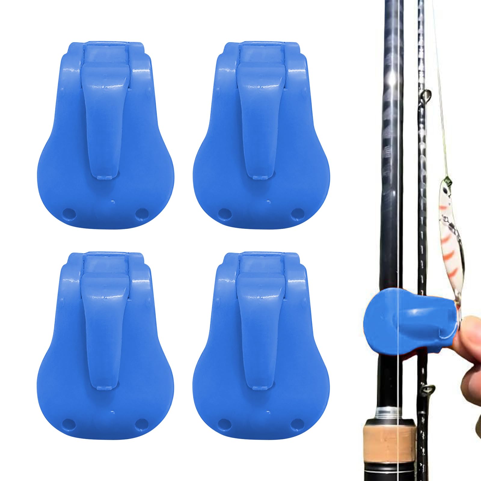 aninako Rod Clip, Fishing Rod Clip, Set of 4, Clip, standard