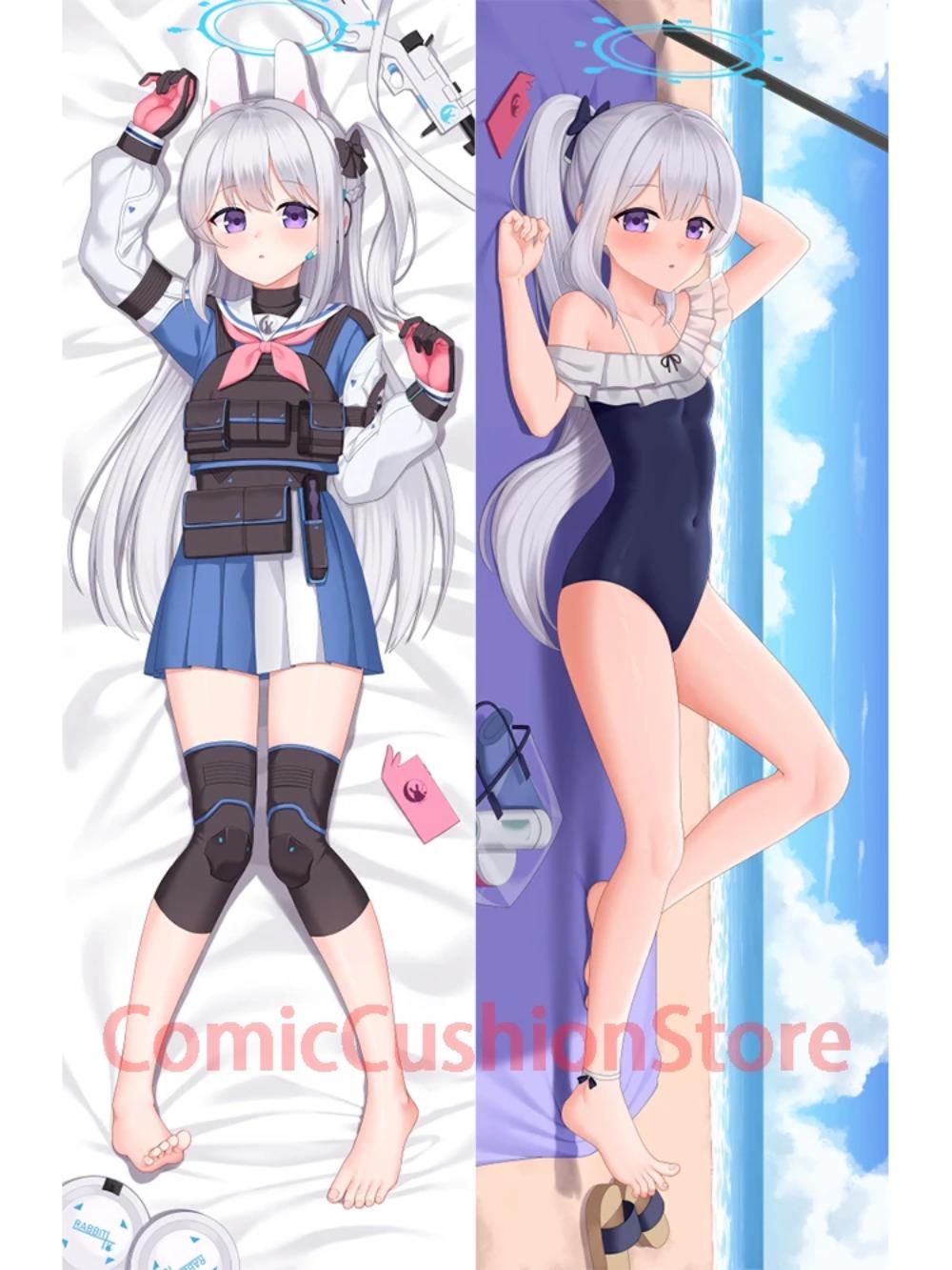 

Dakimakura anime Miyako Tsukiyuki Blue Archive Double-sided Print Life-size body pillows cover Adult pillowcase