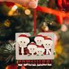 DIY Christmas Family Pendant Merry Christmas Decorations for Home Navidad 2026 Christmas Tree Hanging Ornament New Year 2026