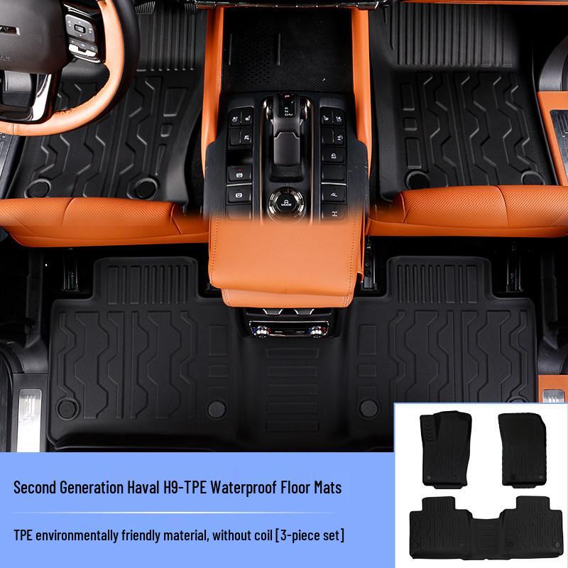 Shunyi Waterproof TPE Double-Layer Floor Mats for 2nd Gen Haval H9 Haval H9