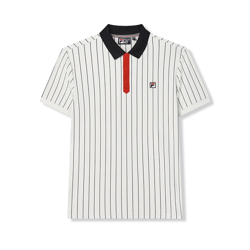 

New FILA Polo Shirts Men s Cloud White F11M437102FWT 185/104A/XXL