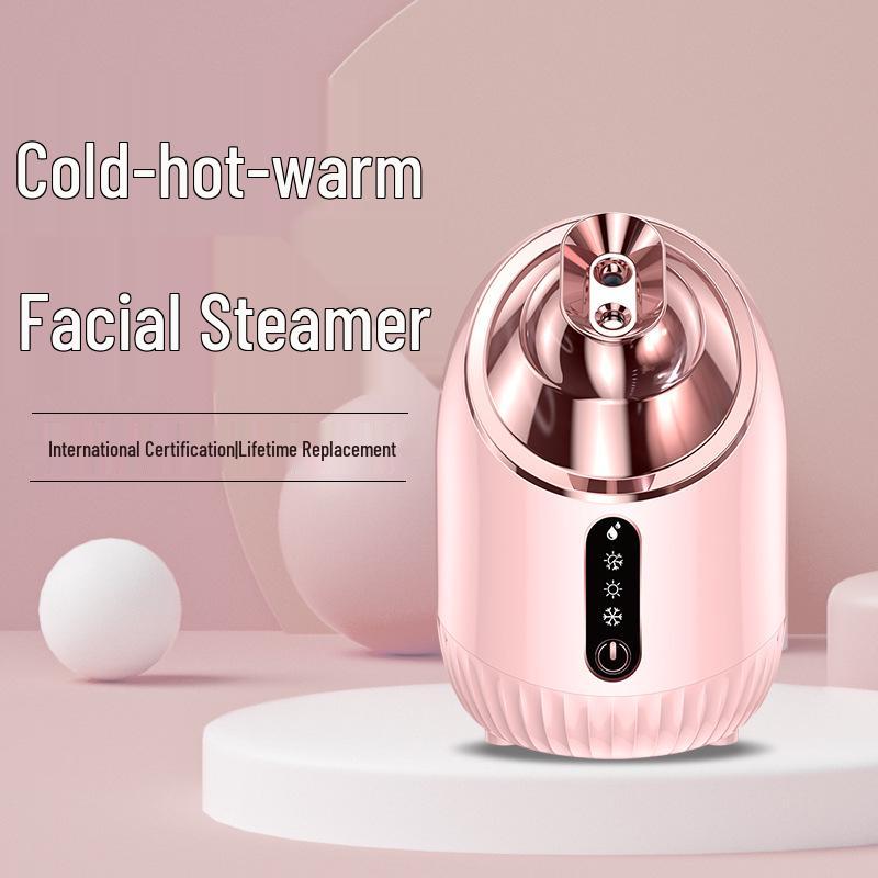 Nano Mist Facial Steamer & Humidifier - Hot/Cold Dual Spray Hydrating Device