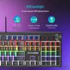 RGB Backlit Mechanical Keyboard and Gaming Mouse Set for Office & Gaming