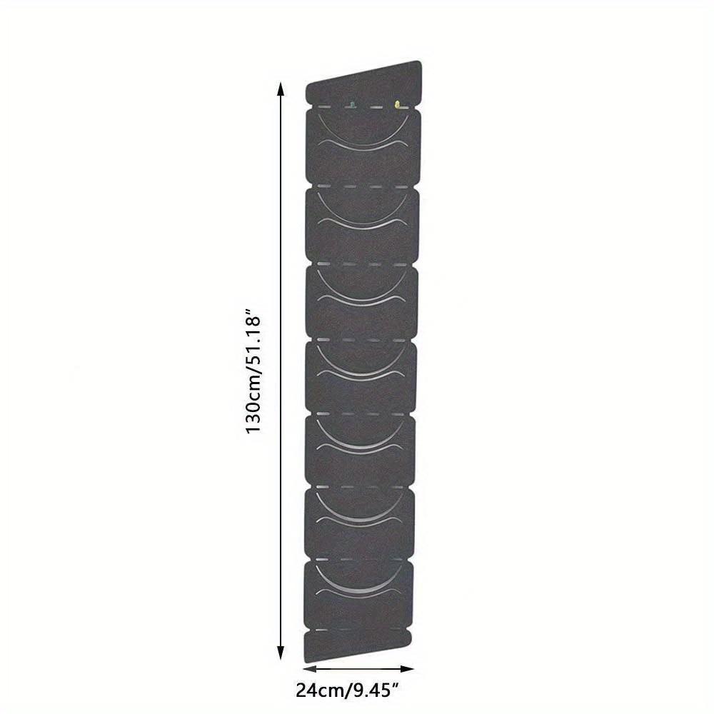 1 PC Baseball cap rack, 7/14 pocket foldable baseball cap display rack, large hanging cap storage bag behind the door wall