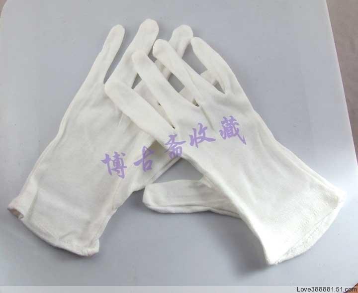 Professional Breathable Cotton Coin Gloves for Stamp Collecting - Gentle Protection for Coins For Collecting в наличии
