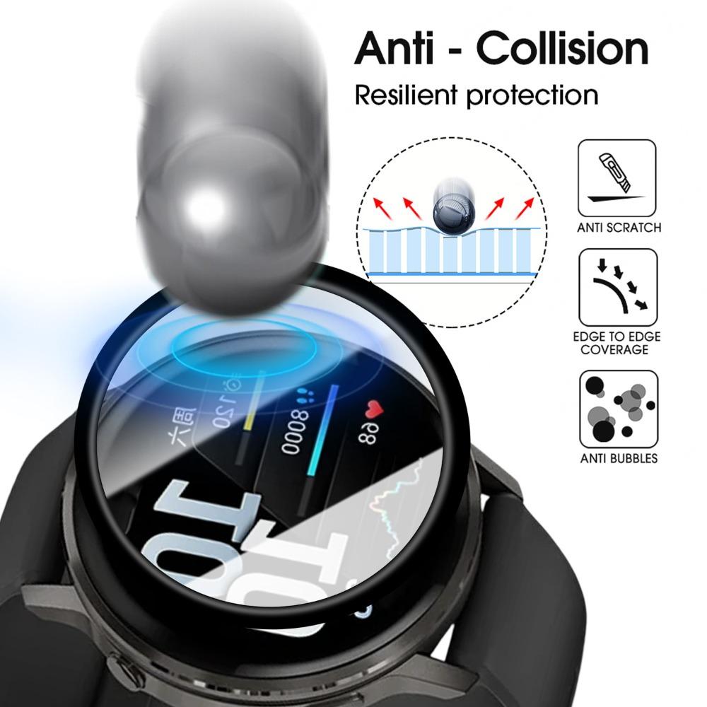 3-1Sets HD Clear Flexible Screen Protectors for Garmin Venu 4 41/45mm Anti-scratch Films with Easy Install Kit for Garmin Venu 4