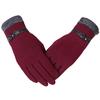 Fashion Grace Lady Gloves Autumn Winter Cute Bow-Knot Warm Full Finger Mittens Women Outdoor Windproof Sport Female Gloves