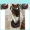 Vintage Chic Large Capacity Pu Tote Bag For Everyday Casual Style In Black And Brown
