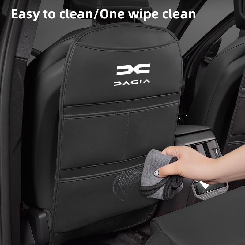 1Pcs Car Interior Anti-Kick Pad Seat Back Scratch Protector Cover For Dacia Bigster Spring Duster Sandero Jogger Dokker Lodgy