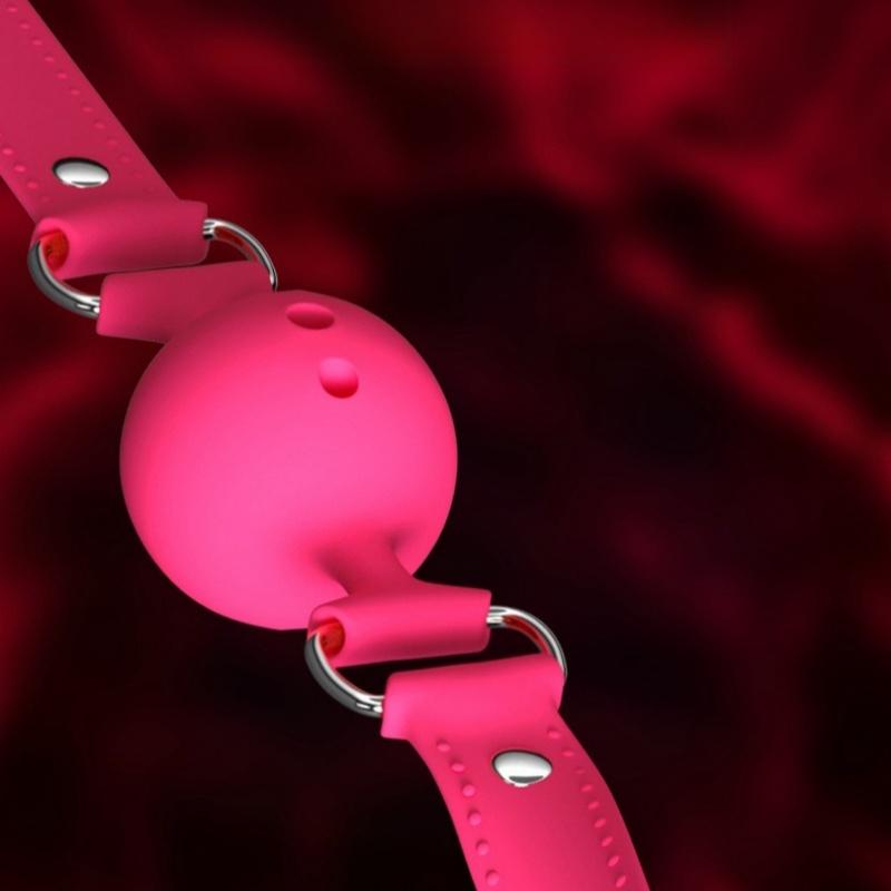 3 Sizes Soft Safety Silicone Open Mouth Gag Ball Bdsm Bondage Slave Ball Gag Erotic Sex Toys For Woman Couples Adult Sex Games