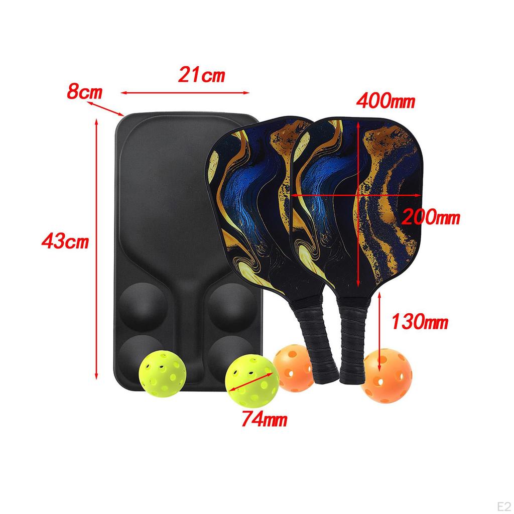 Pickleball Racket Set Portable Racquet for Indoor and Outdoor Gym