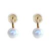 French Pearl Ear Clips U-shaped Without Ear Piercings, High-end Sense, Niche Daily Fashion Temperament, Earrings, Painless Mosquito Coil Disc