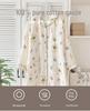 Pure Cotton Gauze Maternity Dress - Summer Nursing Nightgown for Hospital & Home, Plus Size, Women's Spring/Autumn Pregnancy Pajamas.
