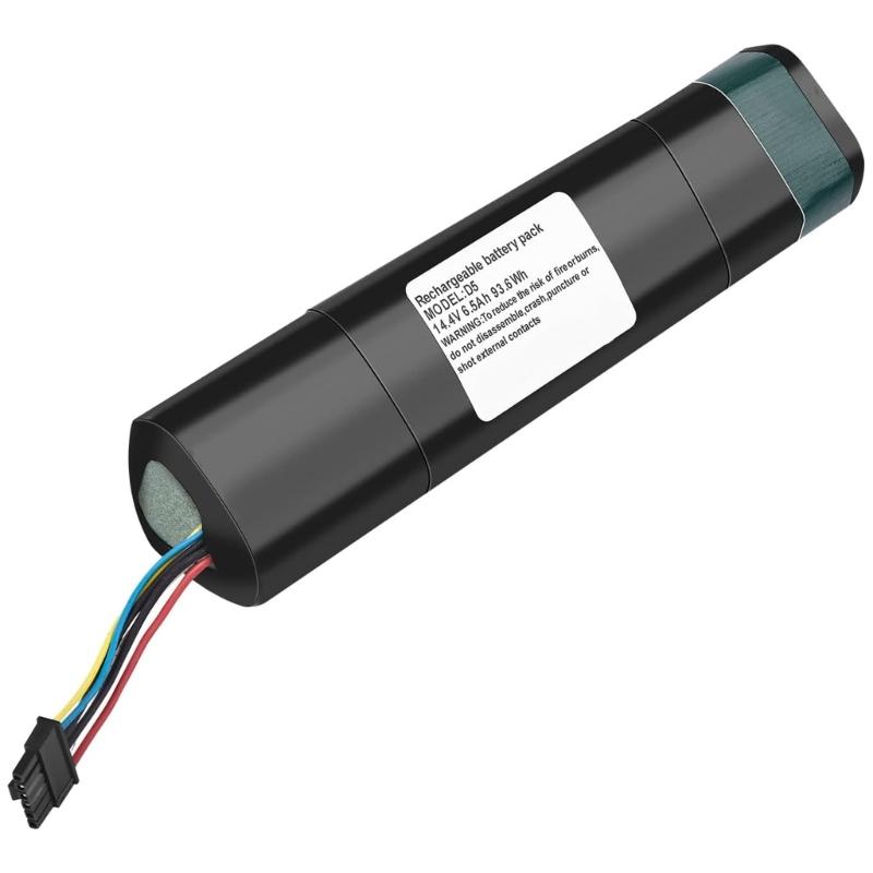 

Long Lasting 6500mAh Robotic Vacuum Battery 14.4V Replacement Power for Extended Cleaning Event and Fast Charging 1