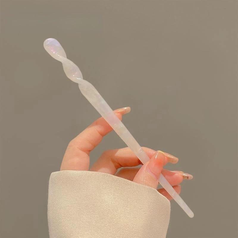 1PC Acetic acid hairpin, niche, simple, modern, daily hairpin, antique style hairpin, disc hairpin, children's hairpin