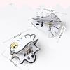 Delicate Ghosty Shape Hair Claw for Woman Girls Hair Clip for Long Hair Nonslip Hair Clip Delicate Travel Hair Clip