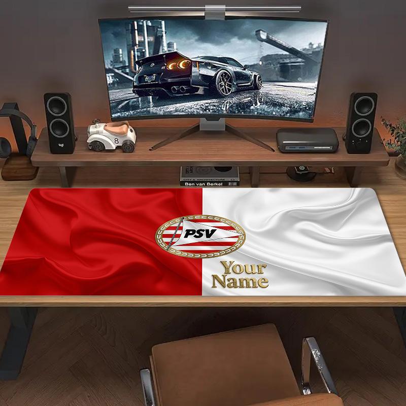 Pheilips Sport Custom Name Large Size Mouse Pad Large Gaming Table Cushion Non-slip Laptop Tablet Big Mousepad XXL Mat Mini PC Playmat With Lock edge