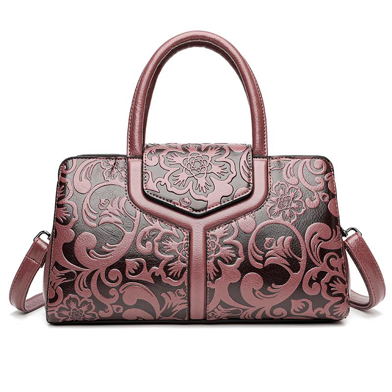 Handbags Embossing Shoulder Crossbody Bag Ladies Large Capacity Shopping Tote