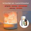 Nordic Himalayan Salt Lamp: USB-Powered Warm Bedside Night Light and Romantic Gift