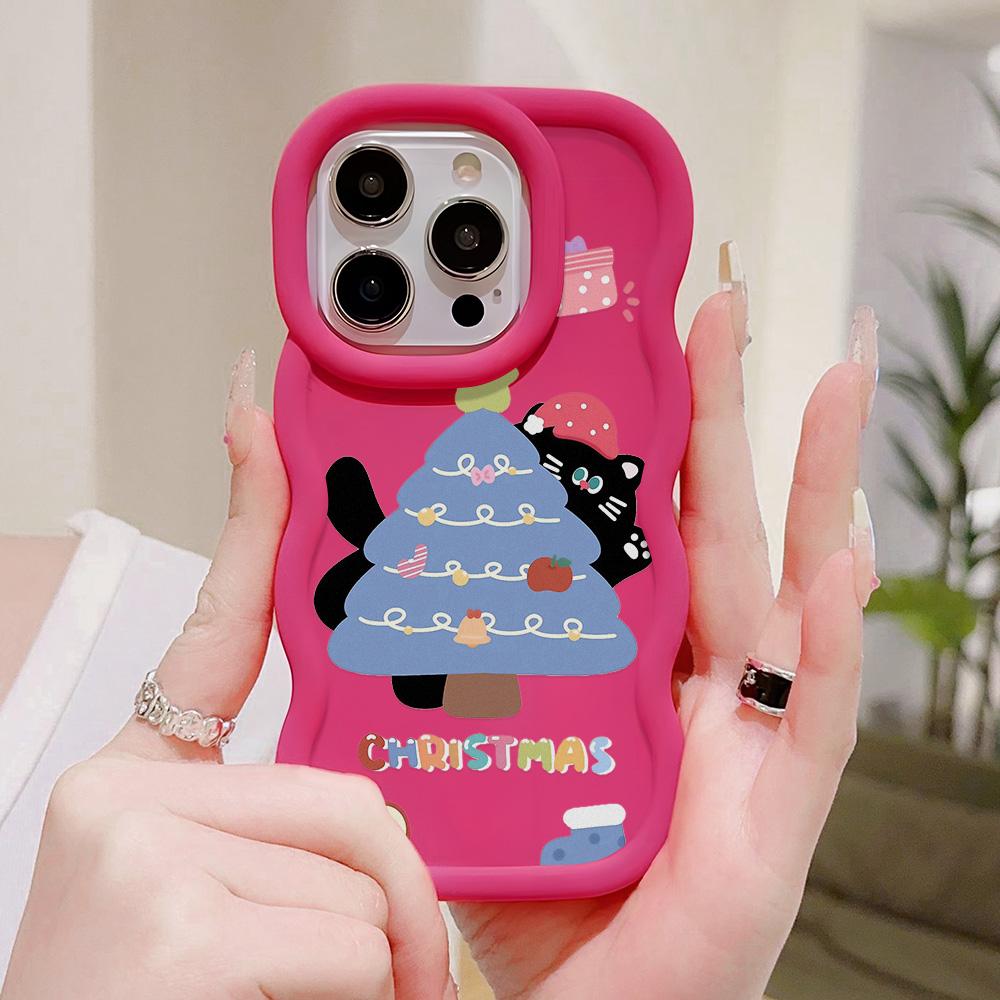Mobile Phone Cases for iPhone 11 13 XR 15 Pro Max 12 14 Pro Max Case iPhone 16 7 Plus 8 Plus XS Max 15 Plus Macaron Cartoon Cute Anti-fall Waterproof
