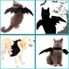 Halloween Bat Wings Costume for Dogs & Cats, Adjustable Felt Pet Bat Wing Dress-Up Accessory, Cute Puppy Holiday Party Outfit Pet Supplies