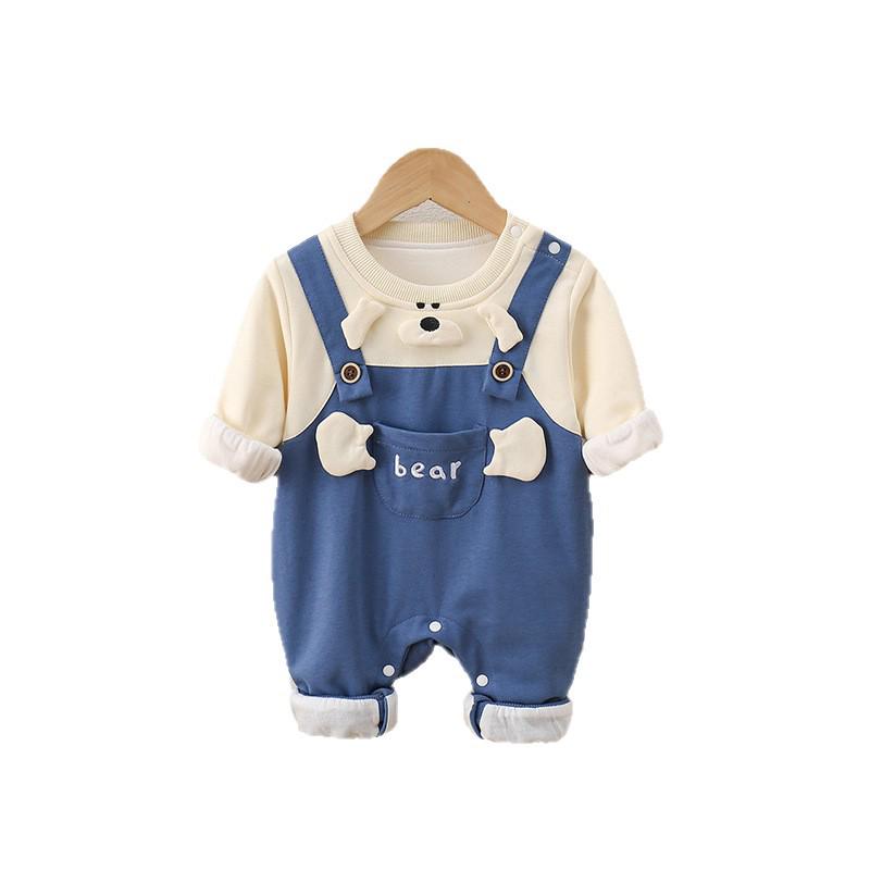2025 Infant Long Sleeve Romper: Spring/Autumn Outfit for Girls