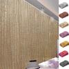 Rideau de chaîne de porte brillant gland Flash ligne porte fenêtre rideau cantonnière diviseur décoratif pour fête chambre mariage
