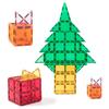 Prism Style Stained Glass Magnetic Tiles - Educational Building Blocks for Children