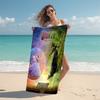 Personalized Magic Transformation Beach Towel Microfiber Beach Towel Thin Absorbent for Beach Swimming Yoga Bath Sports. 0910259