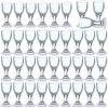 36-Pack Shot Glasses Set, 10Ml/0.338 Oz Mini Shot Glasses with Stem, Mini Wine Glasses for Whiskey Drinking Games, Thickness Glass