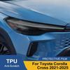 2Pcs Pre-Cut For Toyota Corolla Cross -2025 Car Clear PPF TPU Sticker Transparent Black Headlight Protective Film