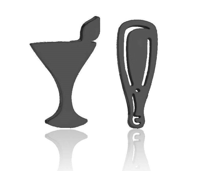 Mode Edelstahl Geometrische Ohrringe Schwarz Kleine Stern Mond Rund Dreieck Ohrstecker für Frauen Männer Hip Hop Ohr Zirkon 2022