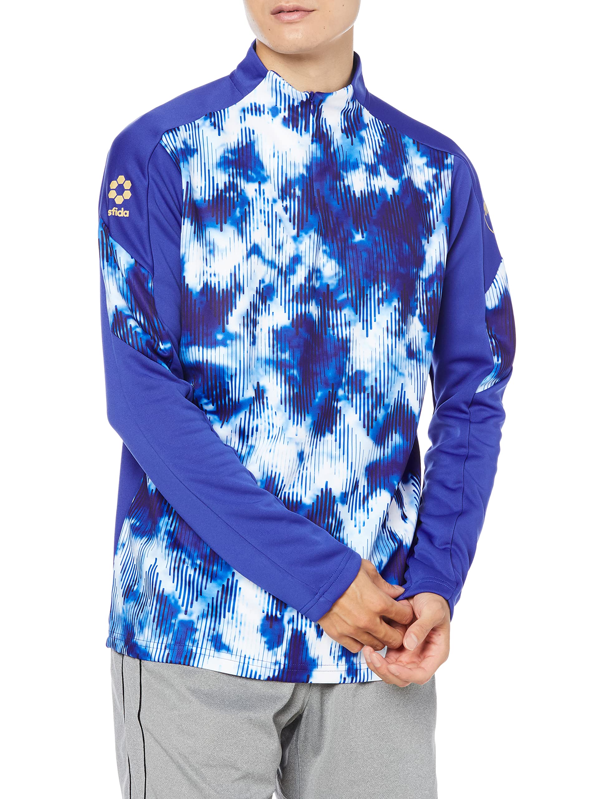 

Sfida Noiser EN Warm-Up 1/4 Zip Top SA-22501 Surf Blue/Surf Blue M