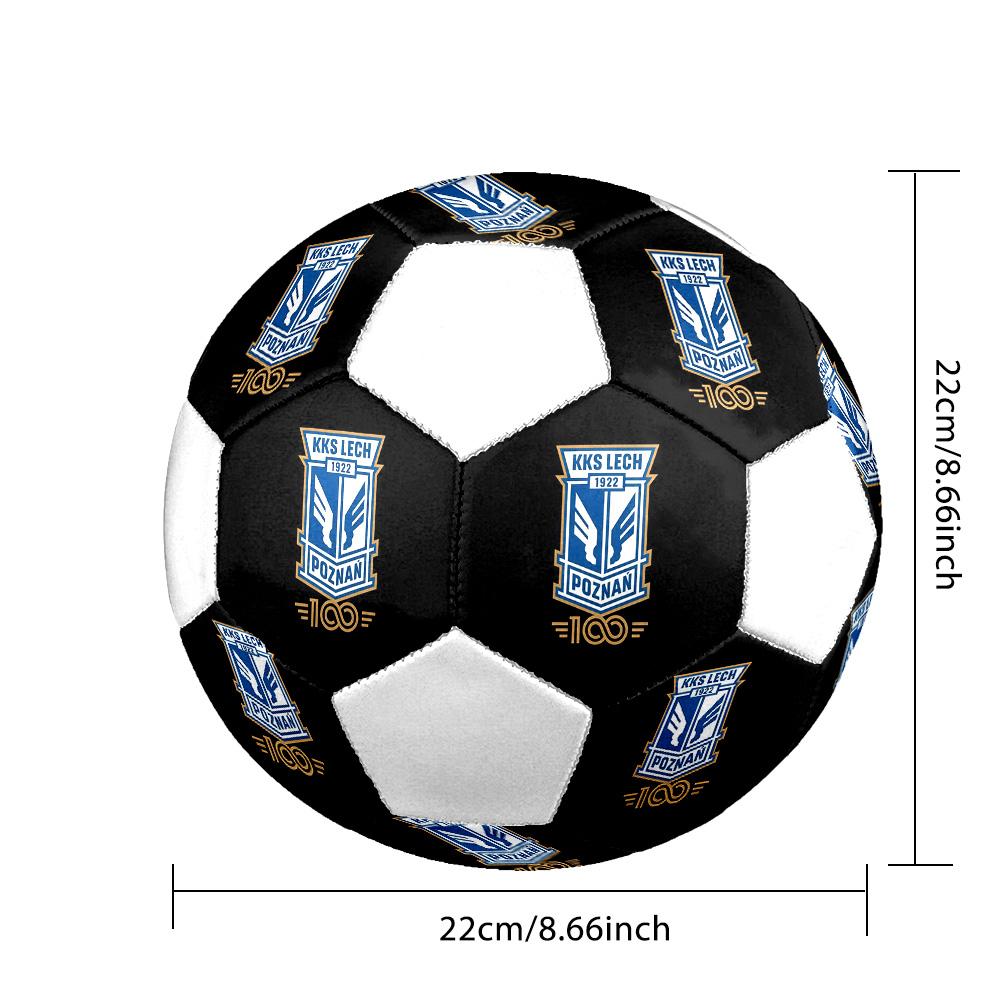 1PC KKS Lech poster size 5 soccer ball PrahaIndoor Soccer Ball Colorful All Ages Machine Stitched PVC Competition Ready Durable High-Bounce