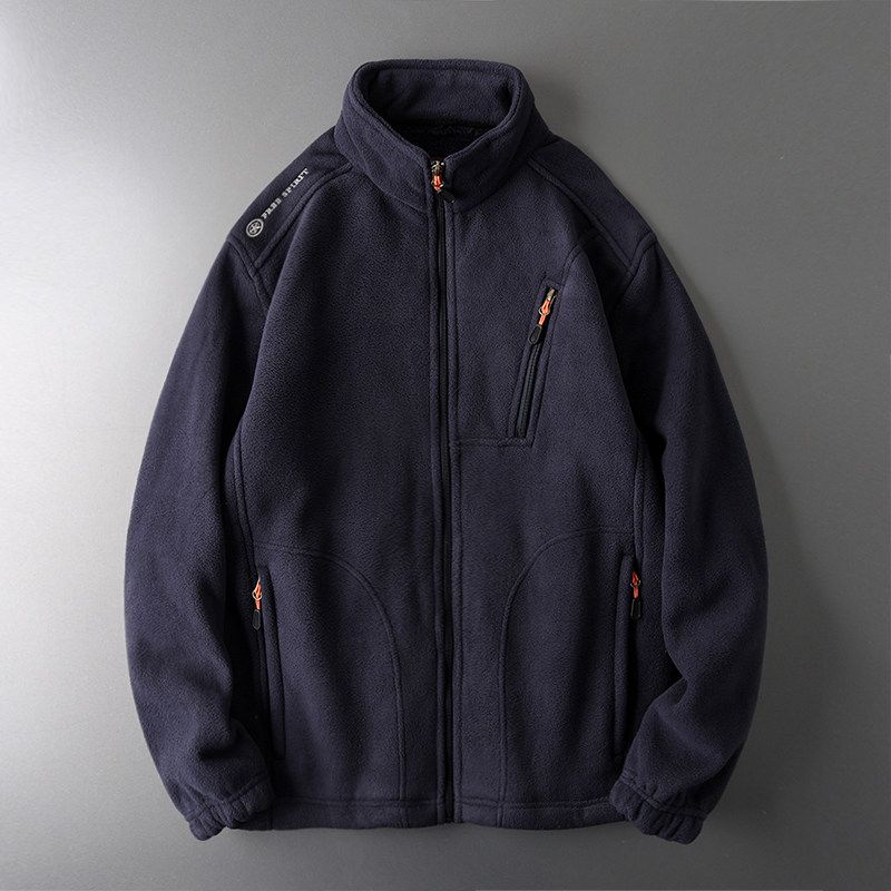 Мужская двусторонняя утепленная зимняя куртка Navy blue L