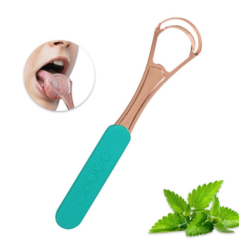 1 buc Curățător de limbă cu un singur strat/dublu strat Oțel inoxidabil Respirație proaspătă