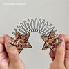 Rhinestone Star Hair Comb for Women, Invisible Hair Comb for Back of Head, Dance Hairpin Comb