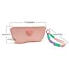 New Heart-Shaped Silicone Eyeglass Storage Bag Fashionable Travel Portable Sunglasses Protective Coverstorage Bag Silicone Bag