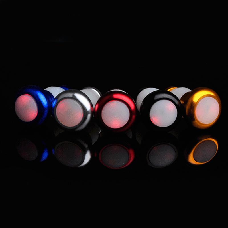 1 Pair Safety Cycling Bike Turn Signal Handle Bar End Plug Led Red Light Lamp Magnetic Handle Light Night Riding Warning Light