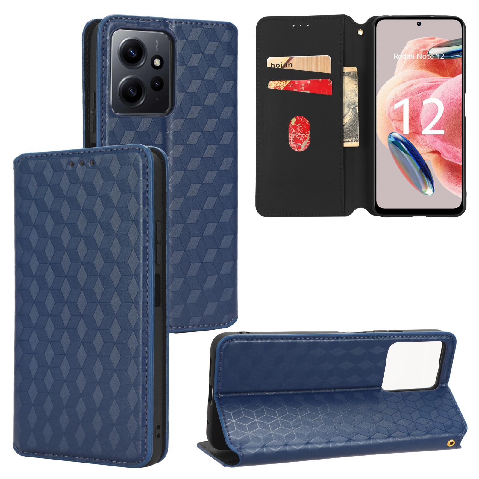

Магнитный кожаный чехол-кошелек для Xiaomi Redmi 13 Note14 Pro Plus 13 Poco X6 14T 13C 12T Книжка с отделениями для карт Сумка-книжка с подставкой For Xiaomi 11TPro синий